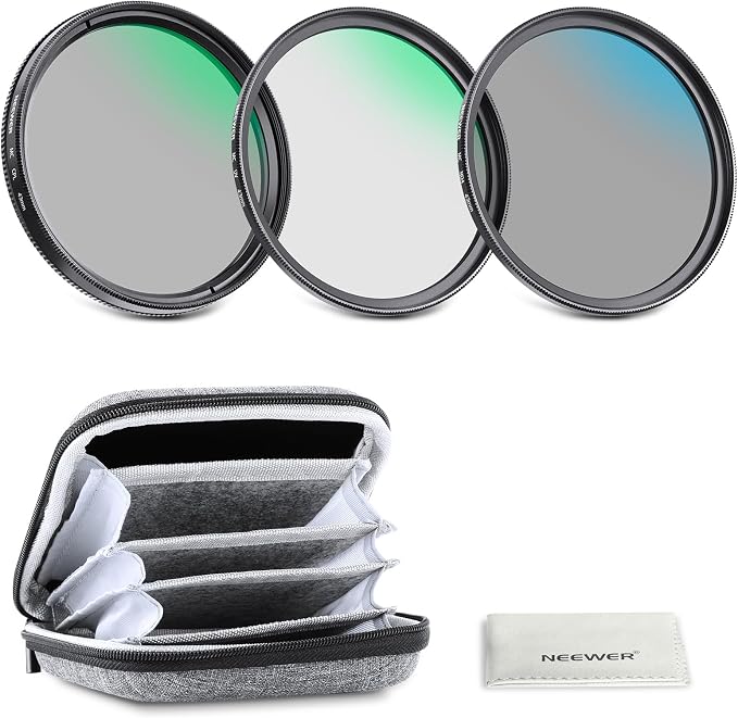 NEEWER 43mm UV/CPL/ND Lens Filter Kit by Neewer