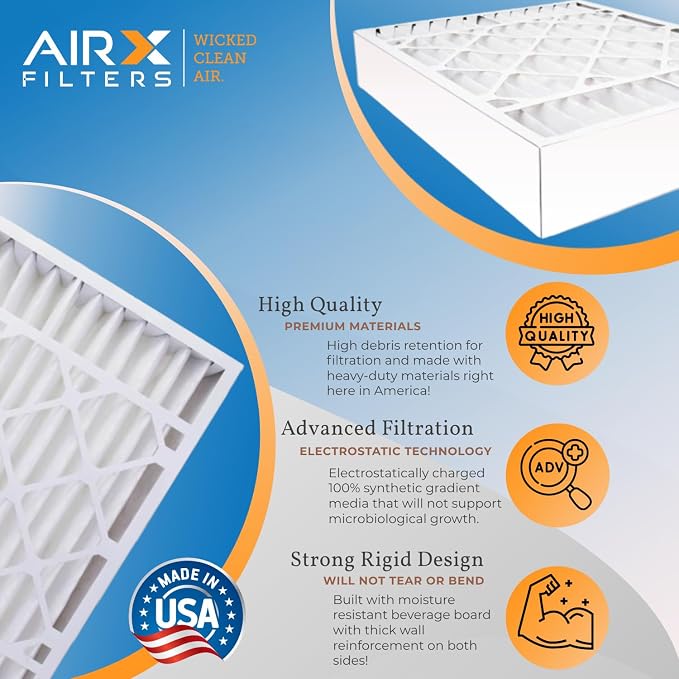 AIRX FILTERS WICKED CLEAN AIR. 18x20x4 Air Filter MERV 11 Electrostatic Pleated - Image 4