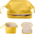 Birthday Gifts for 11 12 13 14 15 16 Year Old Girls, Initial Makeup Bag, Travel Gifts, Personalized Bags, Waterproof Double Layer Cosmetic Bag, Makeup Bags Travel Toiletry Bag, Friend Gifts