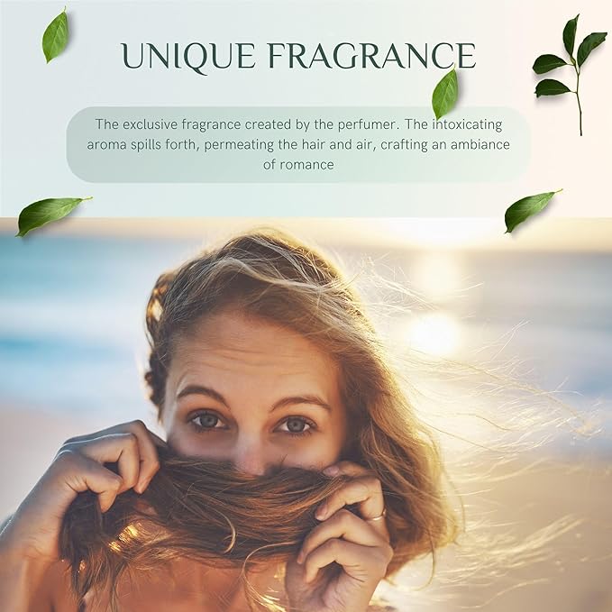 Hair Perfume for Women, Summer Lightweight Long Lasting Fragrance Mist - 3:7 Hydrating Serum Alcohol Free Formula, Argan Oil Scented Hair Spray with Keratin & Elastin (Vanilla Cocoa) 2.7 fl oz