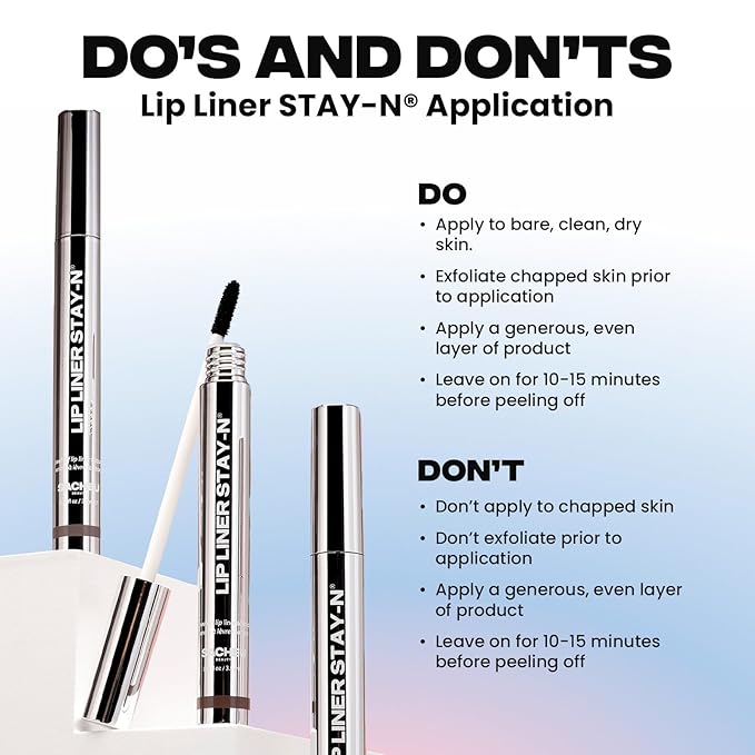 Sacheu Lip Liner STAY-N Peel Off Lip Stain — Long Lasting Matte Lip Tattoo Transfer Proof Lipstain Infused with Hyaluronic Acid & Vitamin E for All Skin Types — Vegan & Cruelty-Free, COREal