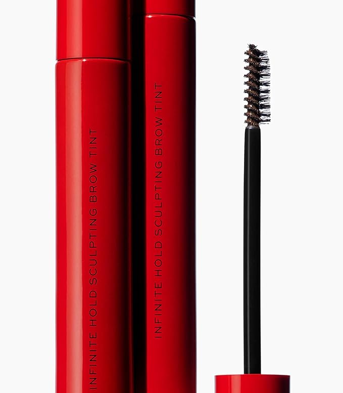 MAKE Beauty Infinite Hold Brow Tint. Brown Eyebrow Gel with Brush. Sculpt, Define, and Set Eyebrows - All-Day Wear