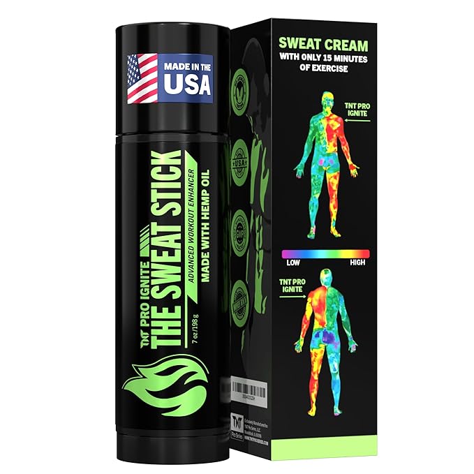 TNT Pro Ignite Sweat Cream Stick, Pre-Workout Cream is Helpful as a Hot Cream, Sweat Gel