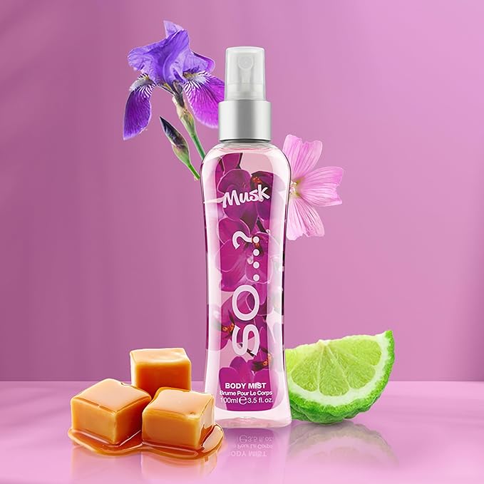 So...? Musk Body Mist for Women - 3.5 oz Body Mist - Pack of 3