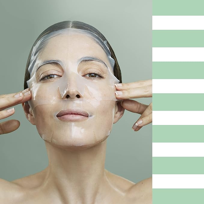 Bioeffect Imprinting Hydrogel Facial Skincare Mask 6-Pack with Hyaluronic Acid is Deeply Moisturizing, Skin Plumping and Fast Absorbing, A Hydrating Gel Sheet Mask Beauty Treatment, Alcohol-free