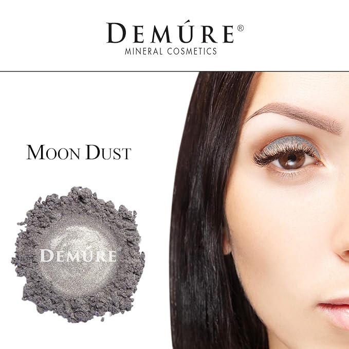 Demure Mineral Make Up (Moon Dust) Eye Shadow, Shimmer Eyeshadow, Loose Powder, Glitter Eyeshadow, Eye Makeup, Professional Makeup
