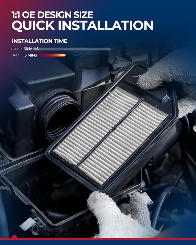 KAX Engine Air Filter, CA12954 Replacement - Image 7