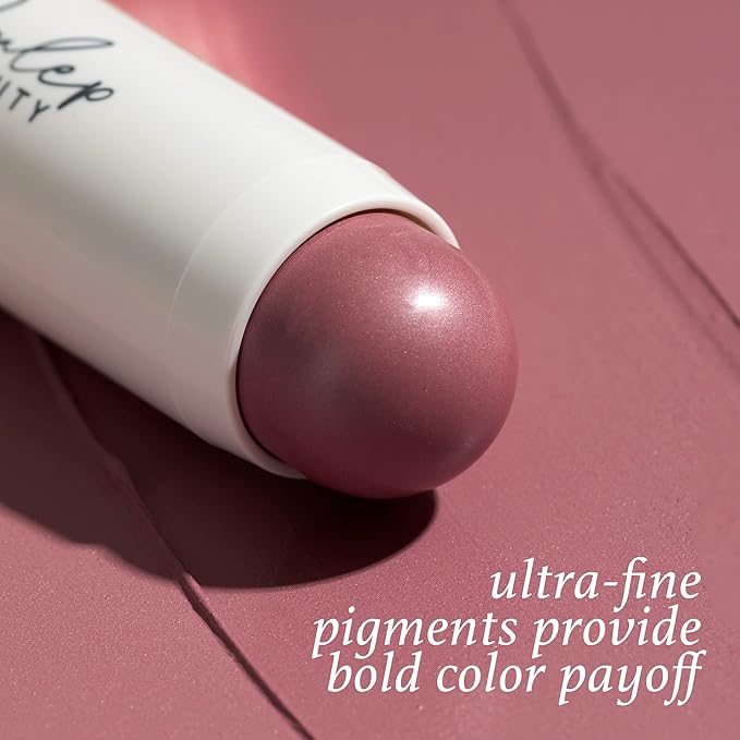Julep Skip the Brush 3-in-1 Color Stick for Eyes, Cheeks, and Lip Trio Muted Mauve, Neutral Bronze, Sheer Glow