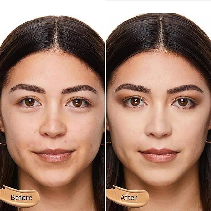 Mushroom Head Air Cushion CC Cream - BB Cream Face Makeup Foundation for Mature Skin Moisturizing Concealer Brighten Long-Lasting, Even Skin Tone for All Skin Types (2PCS Medium Deep)