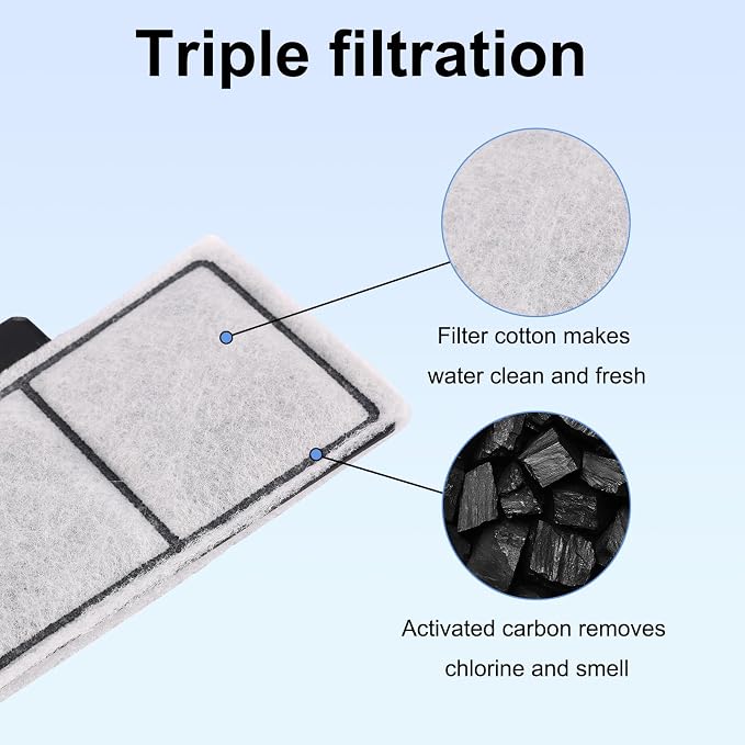 10pcs Filter Cartridges for Top Fin EF-S & BF5 BETTAFLO, 9.5x5.5cm/3.74x2.17in - Image 3