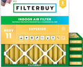 Filterbuy 16x16x2 Air Filter MERV 11 Superior Pet & Allergy Defense, by Filterbuy