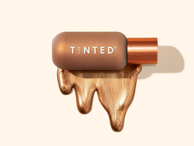 Live Tinted Hueglow Liquid Highlighter Drops - Lightweight Serum-Infused Highlighter, Non-Greasy Formula for Natural Radiance and Advanced Hydration, Dusk, 1.7fl oz / 50mL