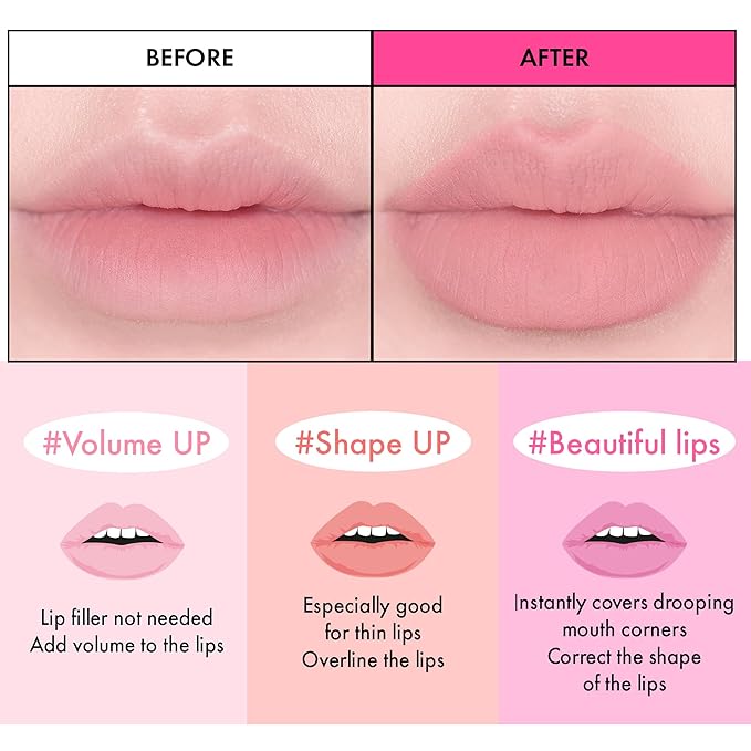 Amuse Seoul Lip Smudger (00 SHADING) | natural shadow beige | lip liner, matte, creamy, soft, velvety, cruelty-free, lipcare, long-lasting, multiuse, vegan