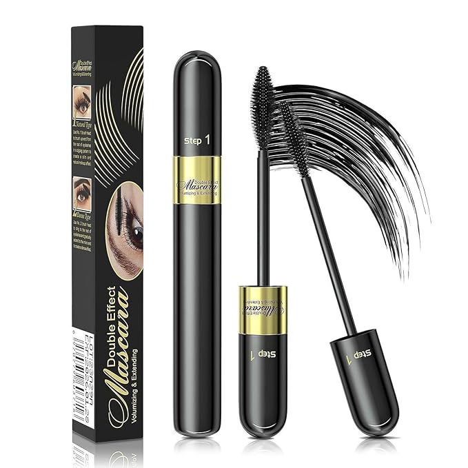 Waterproof Mascara Black, Mascara Volume and Length, Defining, Curling, Multiplying, Buildable Formula No Clumping for a Charming Curling Eye Makeup
