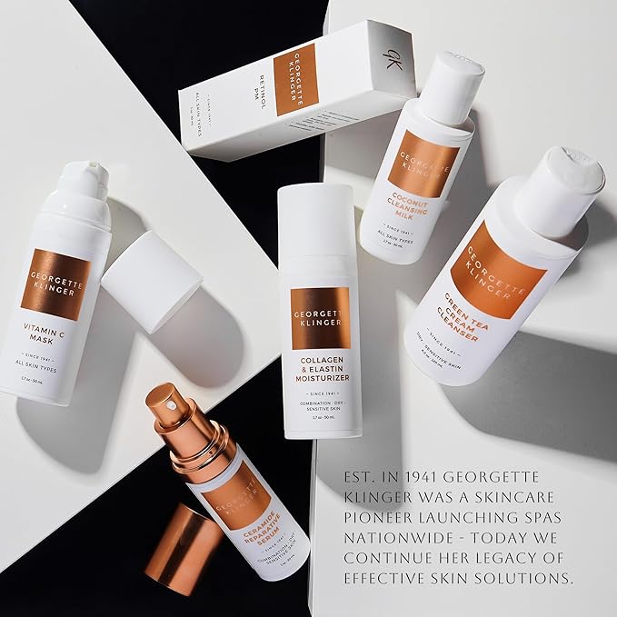 Marula Primer - Vitamin-Rich Hydrating & Gentle Moisturizer, Lightweight Instant Pore Minimizer, Long-Lasting Makeup Base, Smooth Application, Unclogs Pores & Fills Lines -1.7 oz by Georgette Klinger