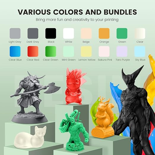 SUNLU 3D Printer Resin 4kg, Fast Curing Standard 3D Resin - Image 5
