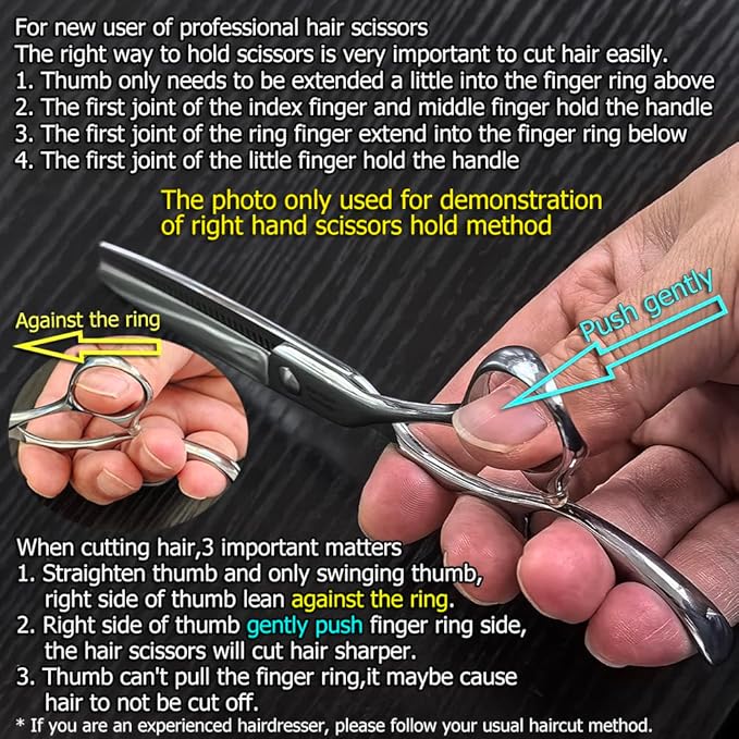 Thinning Shears for Men 6 Inch Hair Cutting Scissors Hair Thinning Scissors Thinning Shears KINSARO for Hairdresser Barber or Home Use