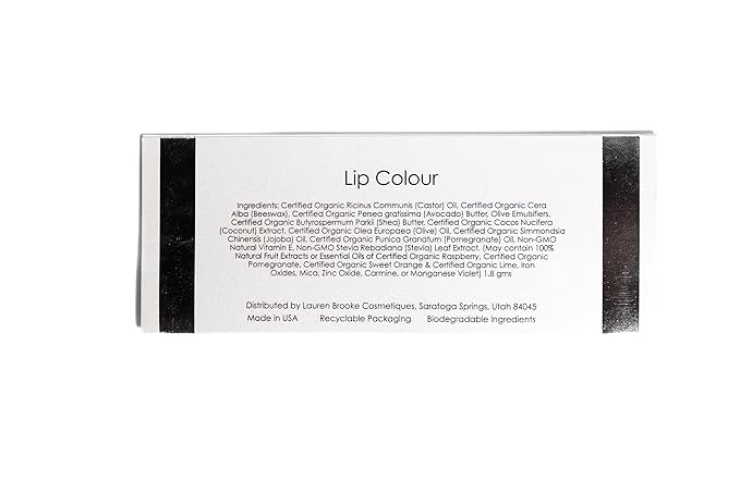Lauren Brooke Cosmetiques Natural Lip Color, Lipstick (Crème Brûlée)