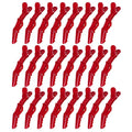 Ondder 24 Pcs Red Large Alligator Hair Clips for Styling Sectioning, Pro Salon Clips for Hair Coloring Cutting, Hair Styling Accessories for Women