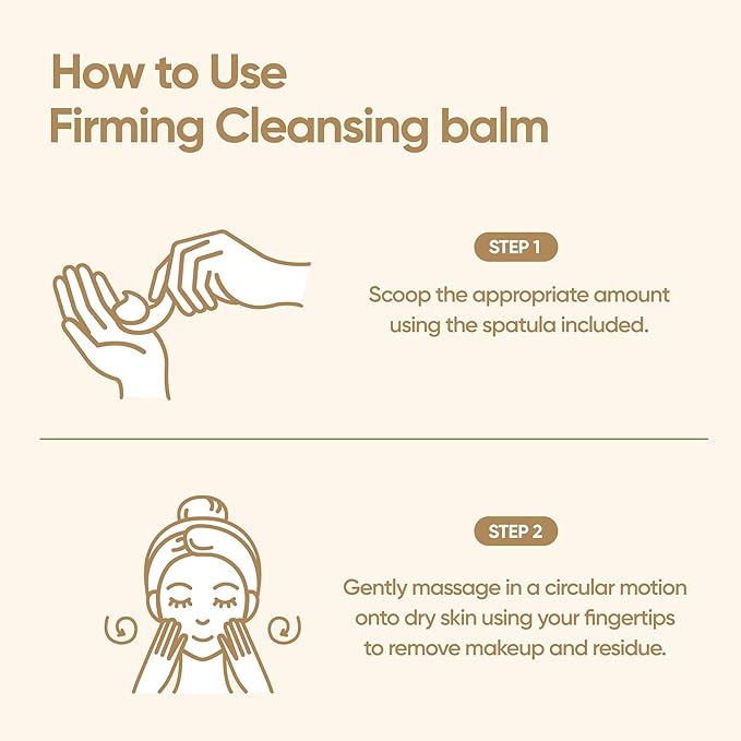 BANILA CO Clean it Zero Firming Cleansing Balm | Korean Makeup Remover, Cleansing Oil to Soothe and Moisturize Skin | Vegan | Made with Moringa Ceramide and Panthenol (100ml/3.38 fl.oz)