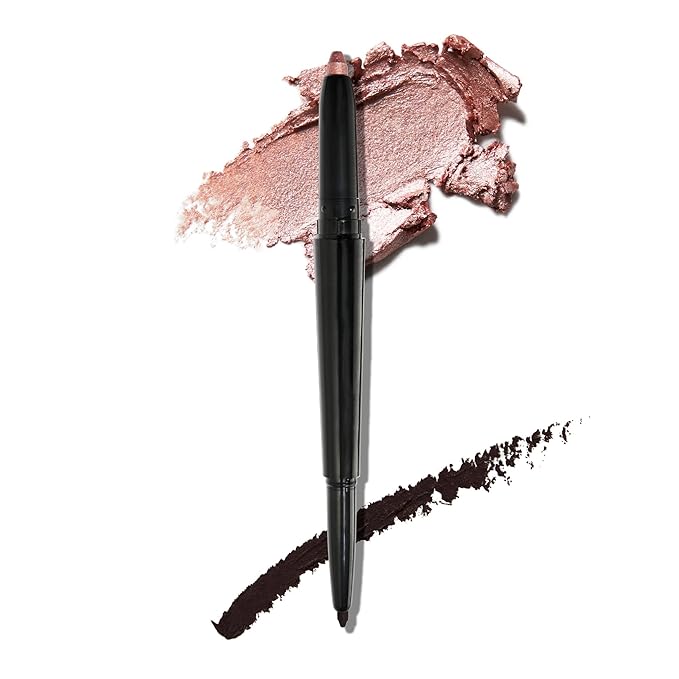 LAURA GELLER NEW YORK Swipe-n-Line Dual-Ended Eyeshadow + Eyeliner - Classic (Onyx/Champagne) - Cream Eyeshadow & Smooth Glide Eyeliner - Waterproof & Crease-free Color