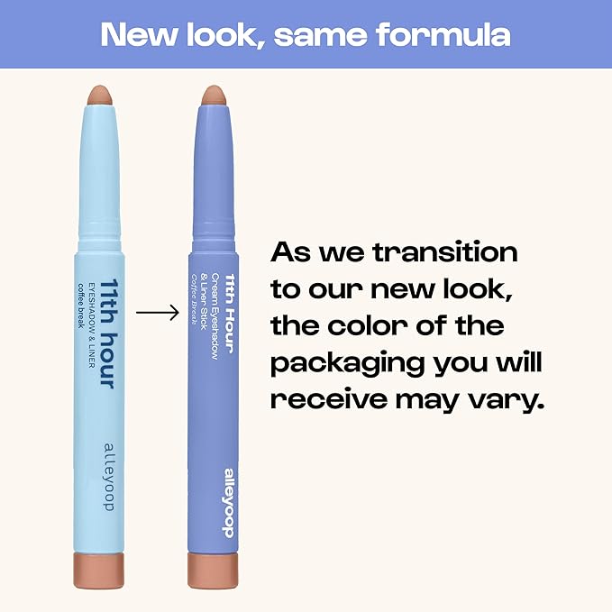 ALLEYOOP 11th Hour Cream Eye Shadow Sticks - Bronze Medal (Shimmer) - Award-winning Eyeshadow Stick - Smudge-Proof and Crease Proof for Over 11 Hours - Easy-To-Apply and Compact for Travel, 0.05 Oz