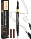 LAVONE Eyebrow Pen, 2-in-1 Eyebrow Pencils for Women with 4 Tip Microblading Eyebrow Pencil and Curved Precise Brow Pencil, Waterproof Eyebrow Pencil Create Full, Natural Hair-Like Brows, Blonde