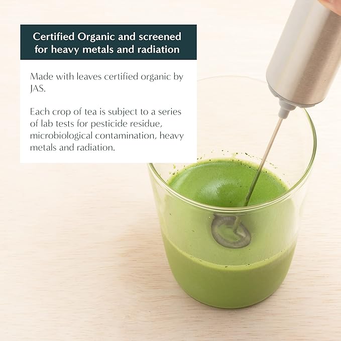 Naoki Matcha Organic All Purpose Blend - Authentic Japanese Culinary Grade Matcha Green Tea Powder from Japan (100g / 3.5oz)