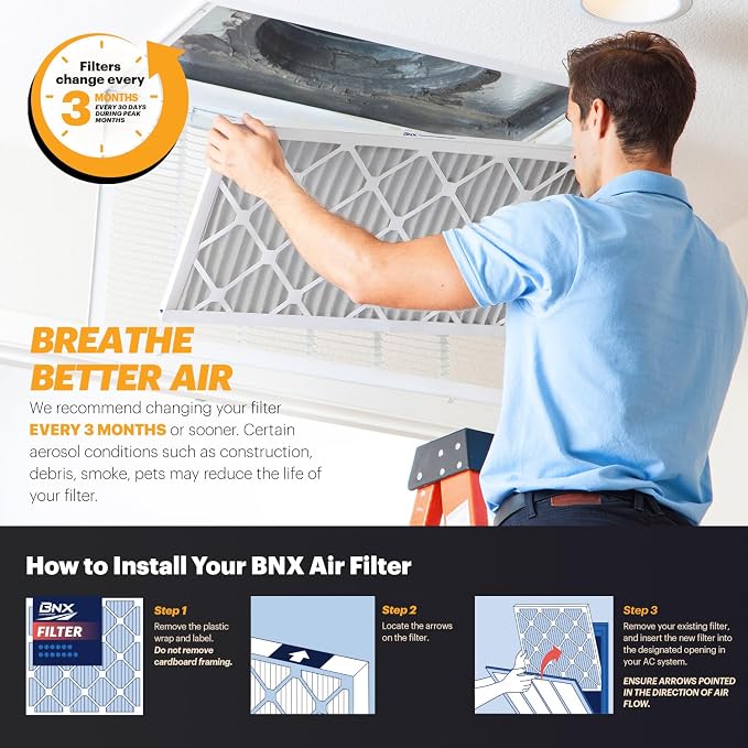BNX TruFilter 16x30x1 Air Filter MERV 11 - Image 6