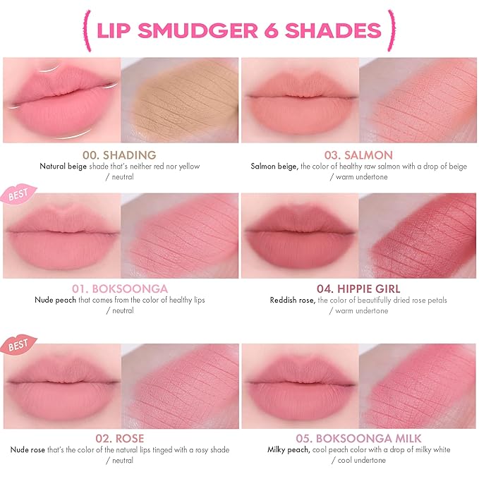 Amuse Seoul Lip Smudger (00 SHADING) | natural shadow beige | lip liner, matte, creamy, soft, velvety, cruelty-free, lipcare, long-lasting, multiuse, vegan