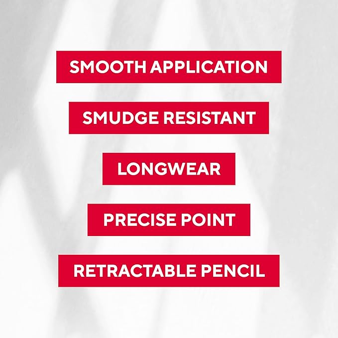 Mirabella - Line and Define Lip Definer, Smoothing & Moisturizing Retractable Lip Pencil with Sharpener, Helps Lipstick Stay Put, Long-Lasting Creamy Formula with Antioxidants Vitamins C & E, Clear