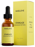 MAELOVE Stargaze Enhanced Retinol Serum, Time-Released 0.25% Retinol for Radiant Skin, Hydrating with Hyaluronic Acid, Niacinamide, Soothing Botanicals, Ideal for Sensitive Skin, USA Made