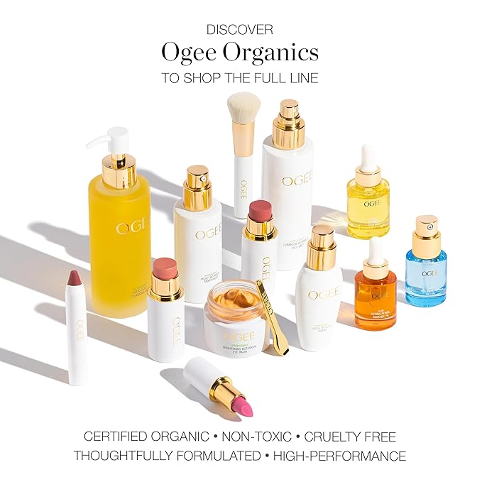 Ogee Sculpted Face Stick (OBSIDIAN - MATTE DEEP BRONZE) Certified Organic Bronzer Stick & Contour Makeup - Multi-Use Bronzer Stick for Face