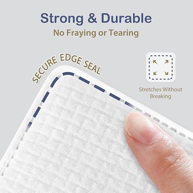 Ourmed Life Large Cotton Pads for Makeup Removal, Soft & Lint-Free Face Pads with Pressed Seam Design, Durable Makeup Remover Pads for Facial Cleansing on All Skin Types, 3x3 Inch, 120 Count