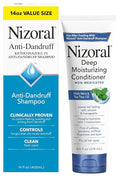Nizoral Anti-Dandruff Shampoo, 14 Oz + Deep Moisturizing Conditioner, 9.4 Oz Bundle