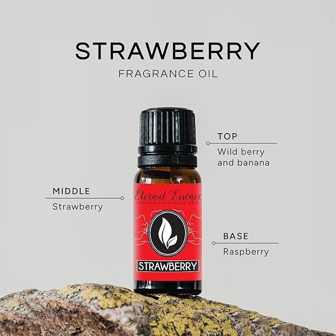 Strawberry Premium Grade Fragrance Oil - 10ml - Scented Oil