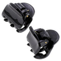 Camila Paris CP3288 French Hair Clip for Women, Set of 2 Small Black Girls Hair Claw Clips Fashion Durable Hair Accessories for Women, Luxury Ladies Strong Hold No Slip Grip Clamp, Made in France