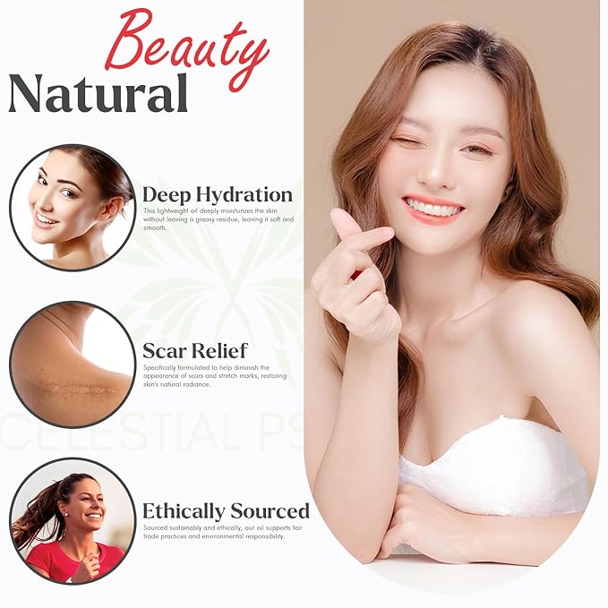 USDA Certified Organic Pomegranate Seed Oil (1 Oz) 100% Pure Natural, Hexane-Free, Face Moisturizer, Skin Hydration, Nails Natural Beauty Enhancement
