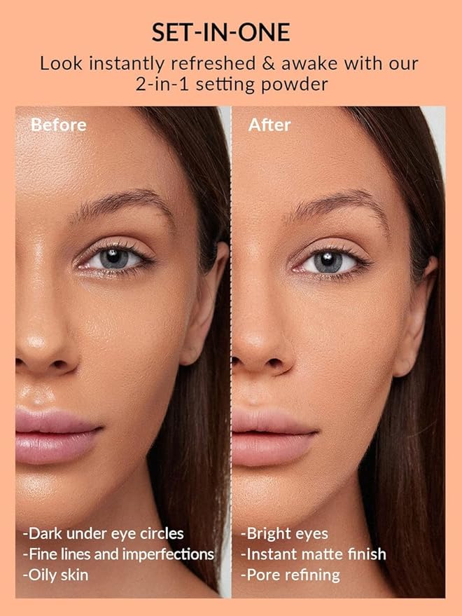 SHEGLAM Insta-Ready Face Powder Loose Under Eye Setting Powder - Cocoa Loco