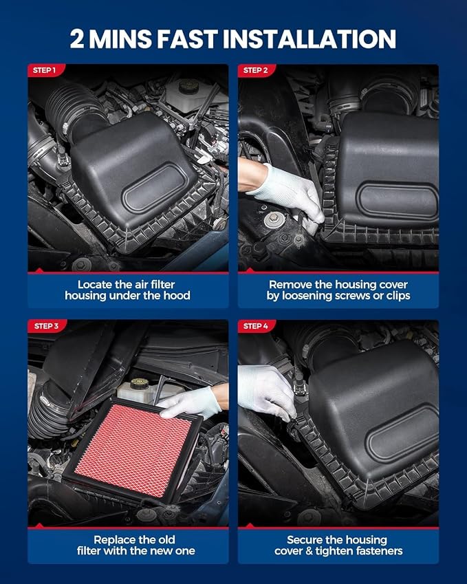 KAX Premium Engine Air Filter, CA10910 Replacement - Image 5