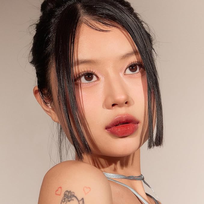 Peripera Ink Mood Glowy Tint | Lip-Plumping, Naturally Moisturizing, Lightweight, Glow-Boosting, Long-Lasting, Comfortable, Non-Sticky, No White Film (014 FOLLOW ROSE (NEW))