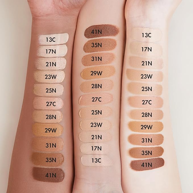 AGE20'S Signature Essence Pact SPF 50+ | Pack of 1 | 21N VANILLA | Cream Foundation, Dewy Finish, Natural Coverage | Korean Cushion Foundation