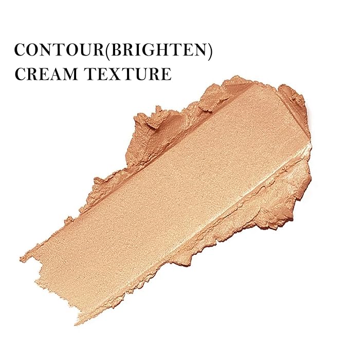Boobeen Highlighter Makeup Stick Highlighter Bronzer Stick Glow Face Illuminator Highlight Contouring Sticks Waterproof Long-lasting