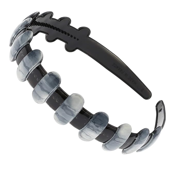 Camila Paris MP854 French Headband for Women, Strong Hold Grip Women's Hair Band, Very Flexible, No Slip and Durable Styling Girls Hair Accessories, Made in France with Cellulose