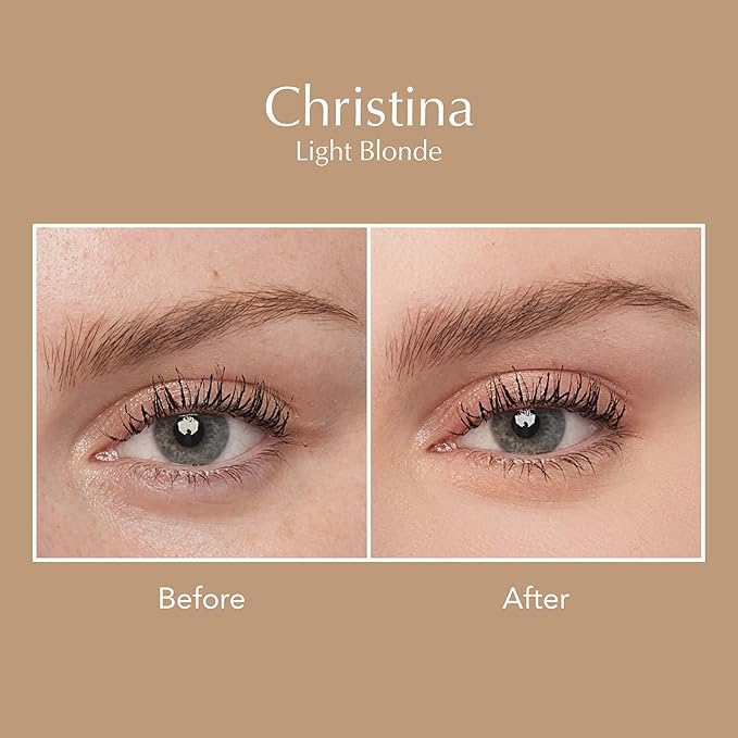 Thrive Causemetics Instant Brow Fix Semi-Permanent Eyebrow Gel, Waterproof Tinted Eye Brow Gel with Vitamin B5, Smudge-Proof, Vegan & Cruelty Free, Christina (Light Blonde)
