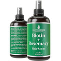 Biotin + Rosemary Oil Spray For Hair Growth. Vegan Leave In Conditioner For Women, Men. Strengthens & Hydrates Thinning, Dry Hair for a Healthier-Looking Scalp