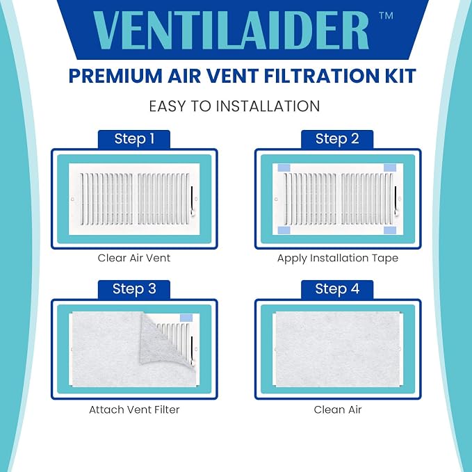 Vent Filter Set 20" x 84" Electrostatic Media + 126" of Tape - Image 3