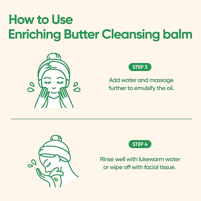 BANILA CO Clean It Zero Enriching Butter Cleansing Balm | 2-in-1 Deep Cleanse & Hydrating Mask for Moisturized Skin | Removes Waterproof Makeup & SPF | Cleansing Oil For Dry Skin (100ml/3.38 oz)