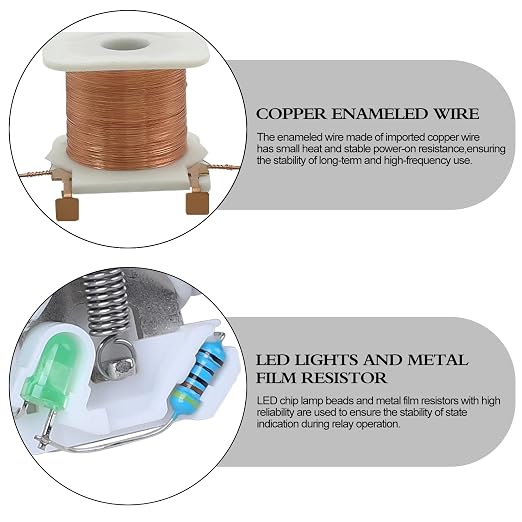 Electromagnetic Power Relay, 14-Pin 5 AMP 6V DC Relay Coil - Image 4