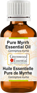 Greenwood Essential Pure Myrrh Essential Oil (Commiphora myrrha) 100ml (3.38 oz)